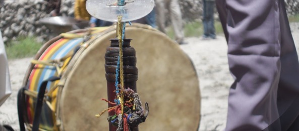 drum and horn of the Hunza valley